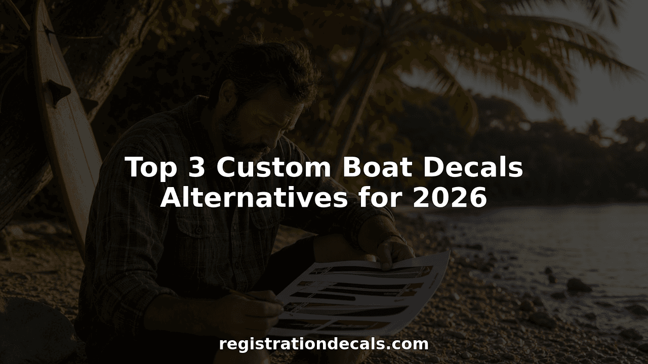 Top 3 Custom Boat Decals Alternatives for 2026