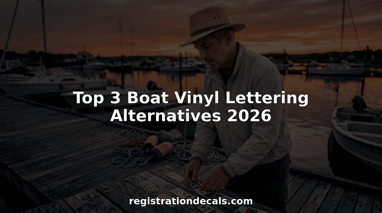 Top 3 Boat Vinyl Lettering Alternatives 2026
