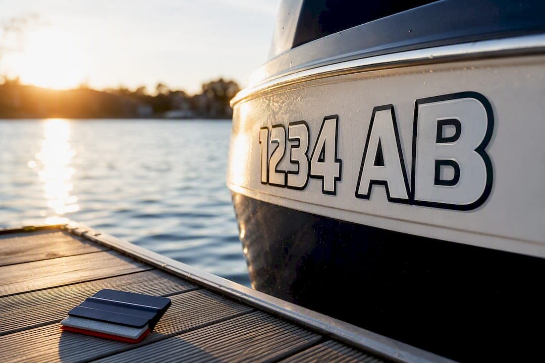 4 Two Color Boat Number Templates That Meet US Law