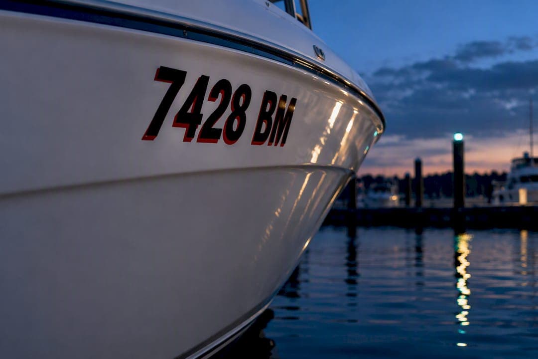 Make Drop Shadow Boat Numbers Legal in 6 Steps for Boat Owners