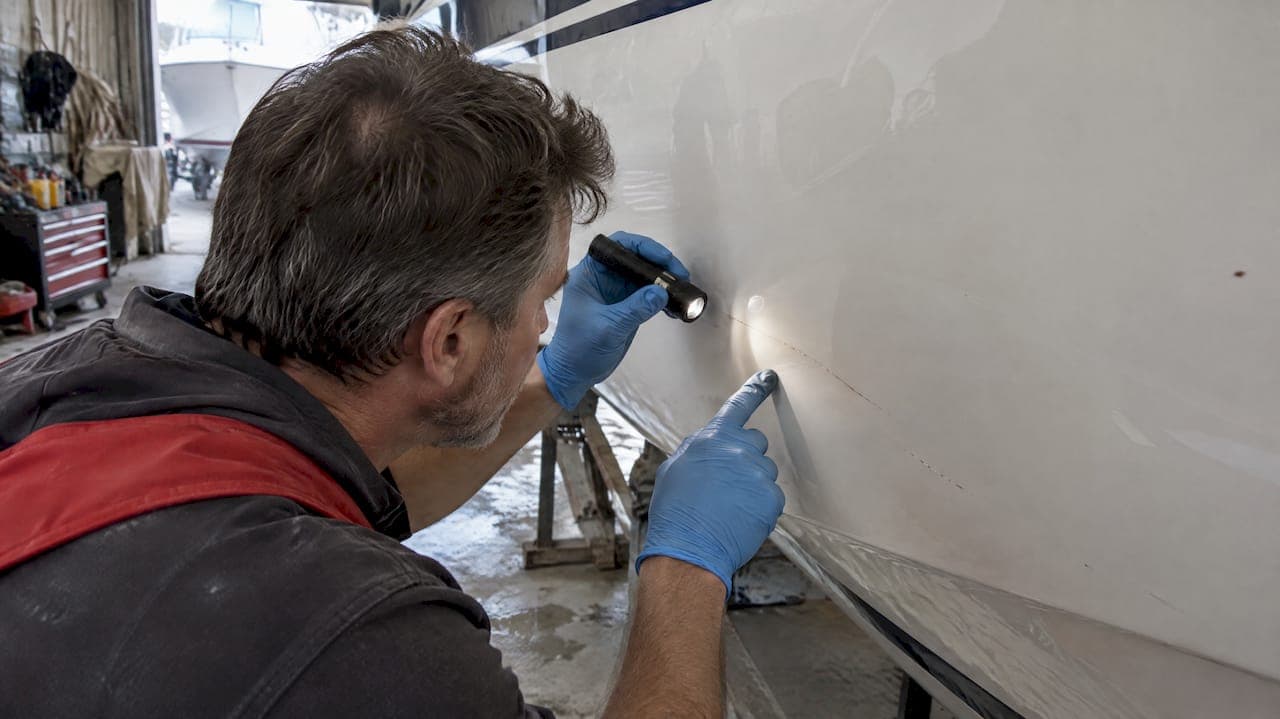 Inspect & Repair Gelcoat Cracks Before Applying Decals for Boat Owners