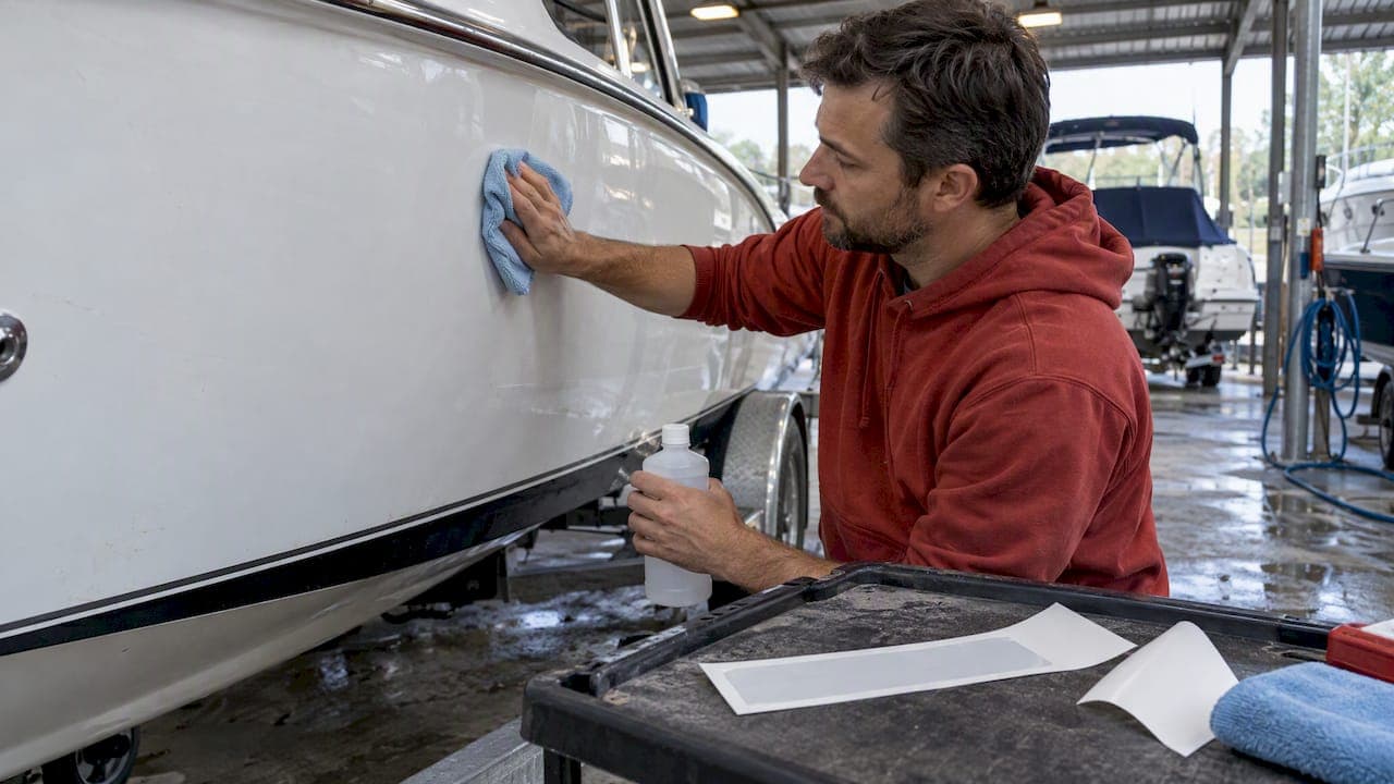 5 Mfr Backed Steps to Make Decals Stick on Waxed Hulls for Boaters